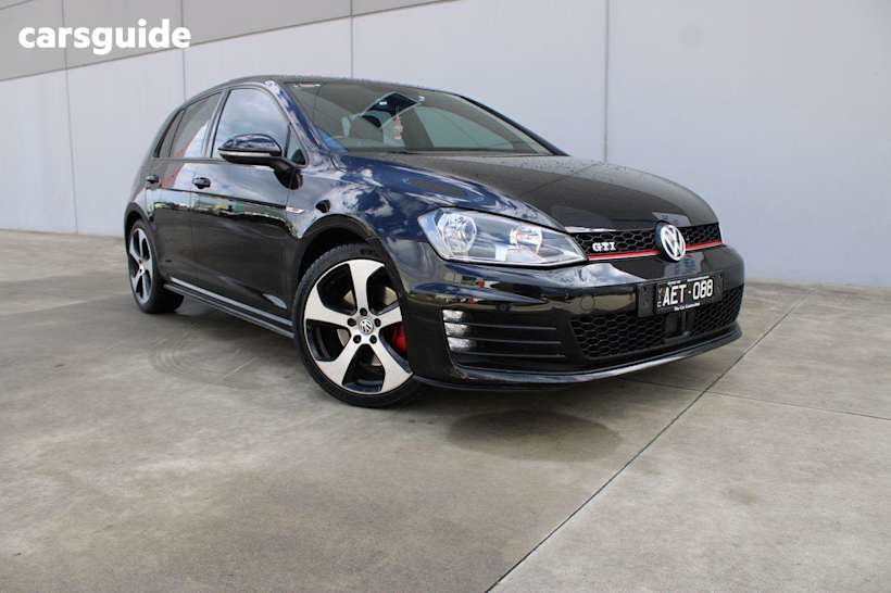 Black 2015 Volkswagen Golf Hatchback Gti