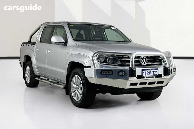 Silver 2012 Volkswagen Amarok Dual Cab Utility Tdi400 Highline (4X4)