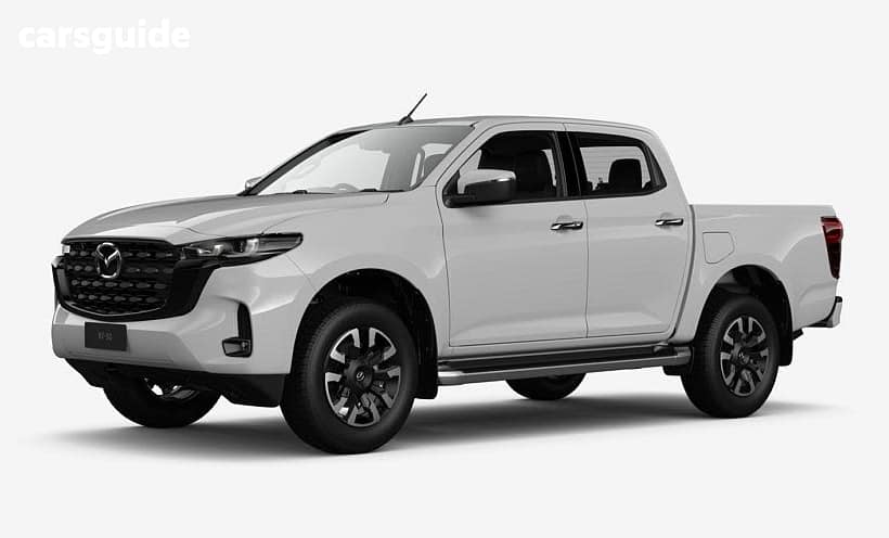 White 2025 Mazda BT-50 Dual Cab Pick-up Xt (4X4)