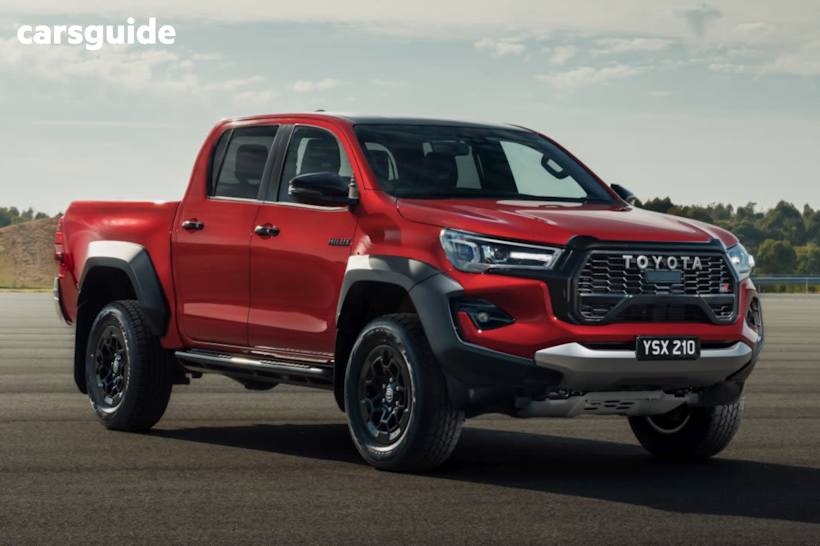 Red 2023 Toyota Hilux Double Cab Pick Up Gr-Sport Two-Tone (4X4)