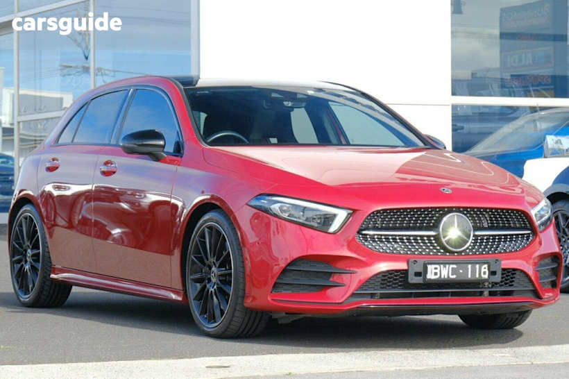 Red 2021 Mercedes-Benz A-CLASS Hatch A250 4WD