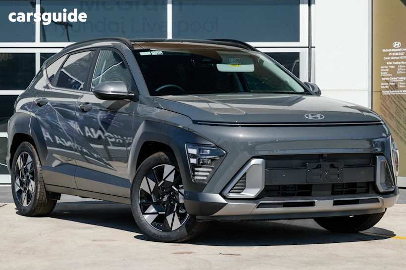 Grey 2025 Hyundai Kona SUV