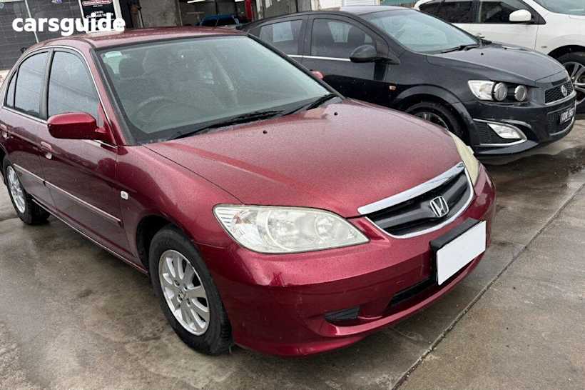 Red 2005 Honda Civic Sedan Gli