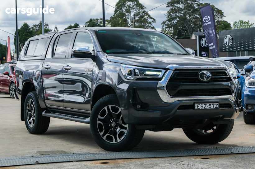 Grey 2022 Toyota Hilux Ute Tray SR5 4X4