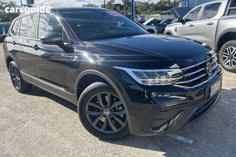 Black 2022 Volkswagen Tiguan SUV 132TSI LIFE ALLSPACE 4WD