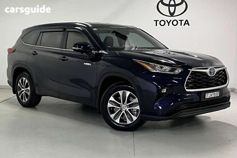 Blue 2023 Toyota Kluger Wagon Gxl Hybrid Awd