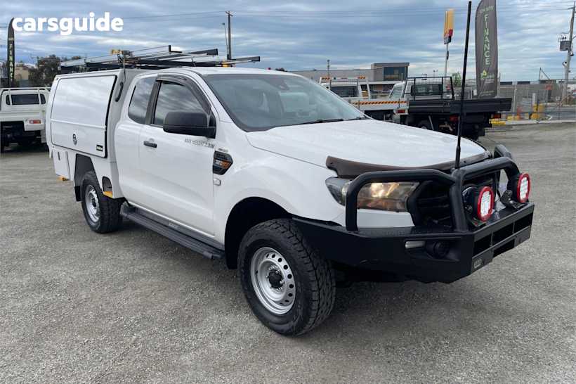 White 2020 Ford Ranger Ute Tray XL 4X4