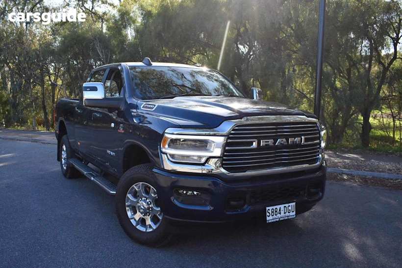 Blue 2024 Ram 2500 Crew Cab Utility Laramie (4X4)