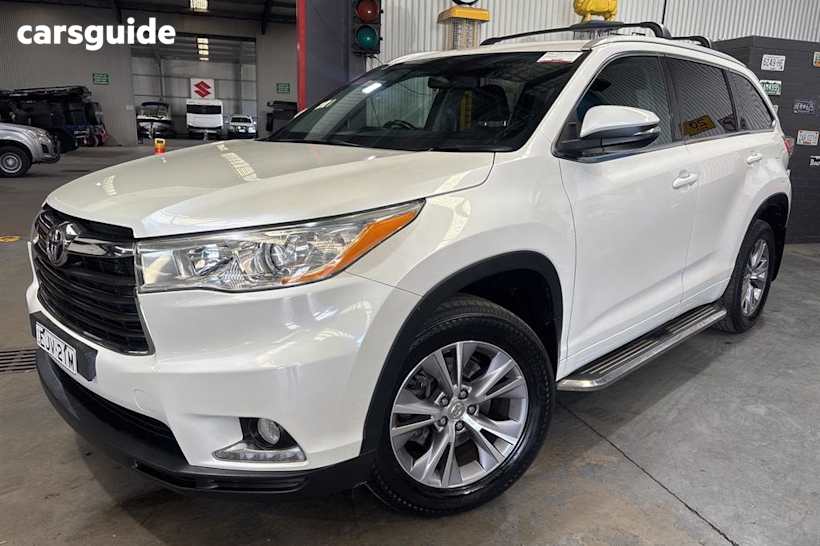 White 2014 Toyota Kluger Wagon Gxl (4X2)