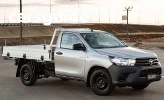 White 2018 Toyota Hilux Cab Chassis Workmate