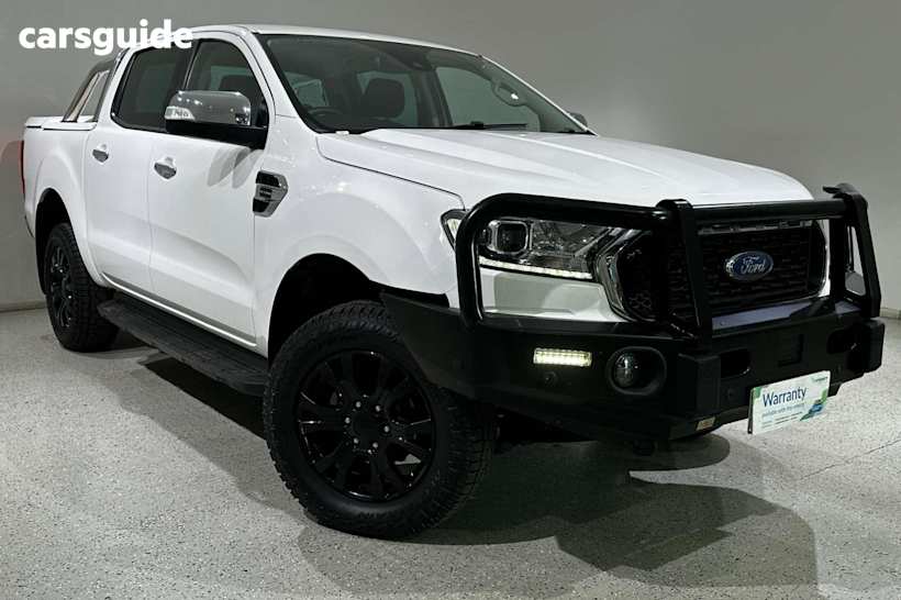 White 2021 Ford Ranger Ute Tray XLT 4X4
