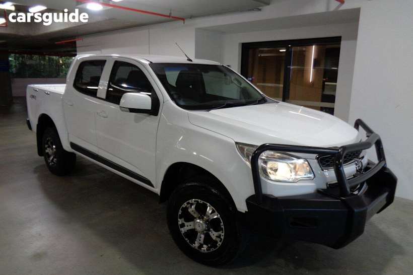 White 2015 Holden Colorado Crew Cab Pickup Ls (4X4)