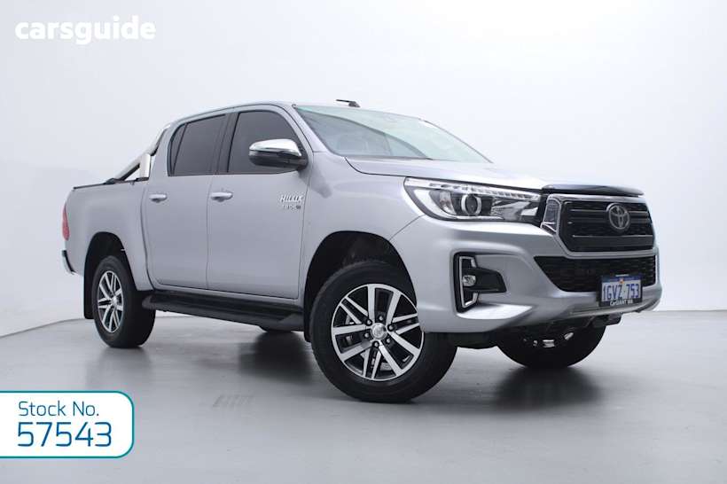 Silver 2019 Toyota Hilux Double Cab Pick Up Sr5 (4X4)