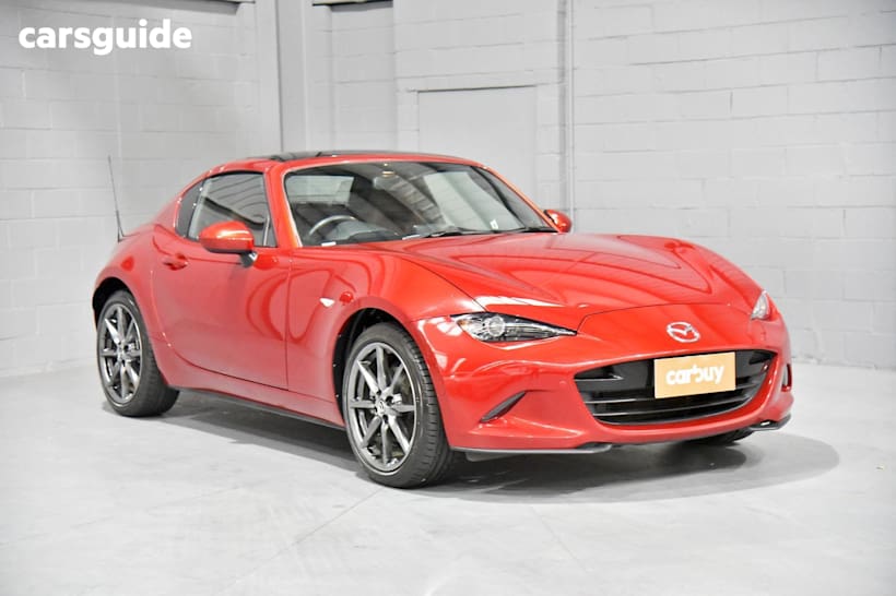 Red 2017 Mazda MX-5 Convertible GT R