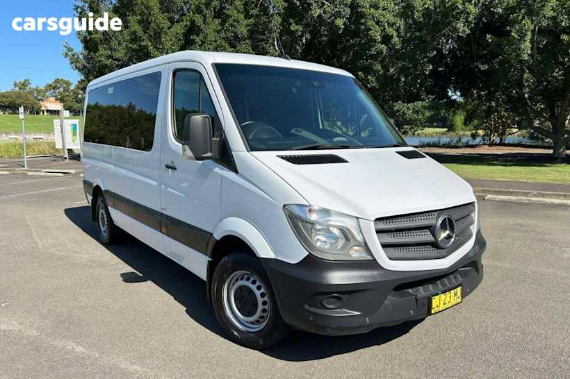 White 2016 Mercedes-Benz Sprinter Van 316Cdi Mwb