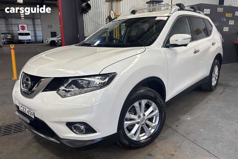 White 2015 Nissan X-Trail Wagon St-L (Fwd)