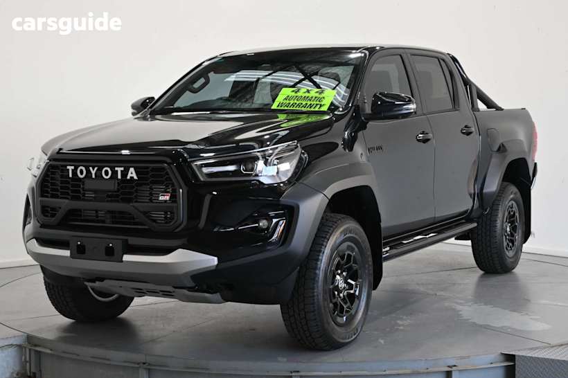 Black 2024 Toyota Hilux Ute Tray GR SPORT 4X4
