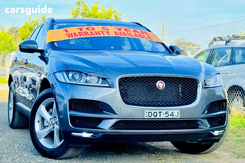 Grey 2017 Jaguar F-Pace Wagon 20D Prestige