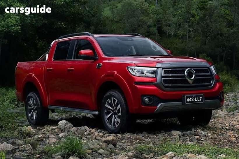 Black 2025 GWM Cannon Dual Cab Utility Lux (4X4)