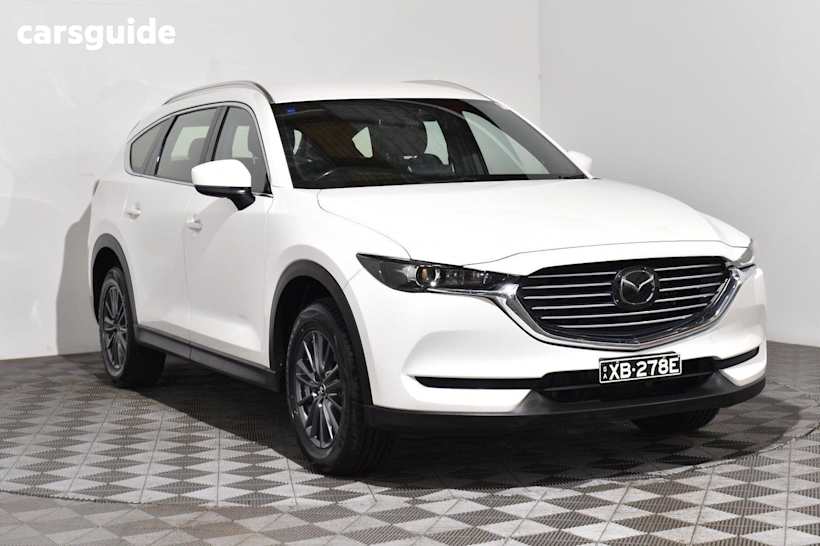 White 2020 Mazda CX-8 SUV SPORT F