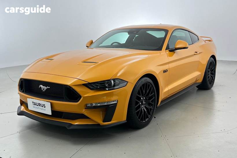 Orange 2022 Ford Mustang Coupe GT R