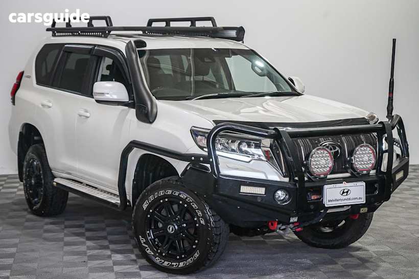 White 2019 Toyota Landcruiser Prado Wagon Gxl (4X4)