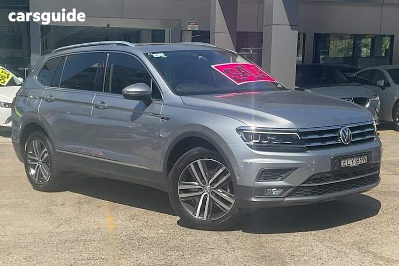 Silver 2021 Volkswagen Tiguan Wagon Allspace 162 Tsi Highline