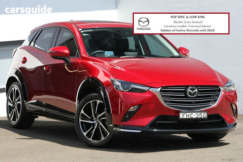 Red 2023 Mazda CX-3 SUV G20 AKARI F