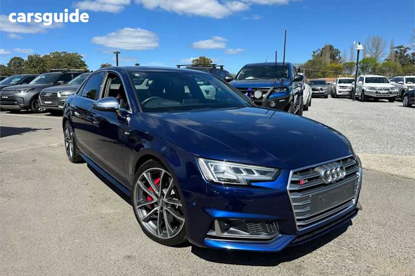 Blue 2018 Audi S4 Sedan 4WD