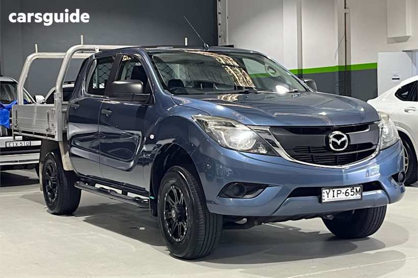 Blue 2018 Mazda BT-50 Ute Tray XT HI-RIDER R