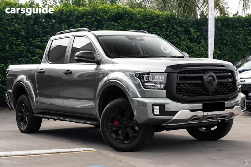 Grey 2025 GWM Cannon Alpha Ute Tray ULTRA PHEV 4WD