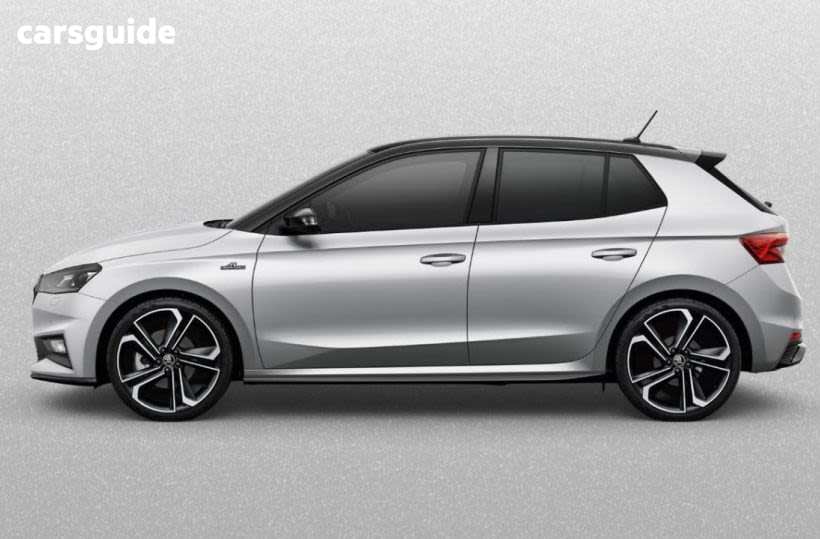 Red 2025 Skoda Fabia Hatchback Monte Carlo 110Tsi