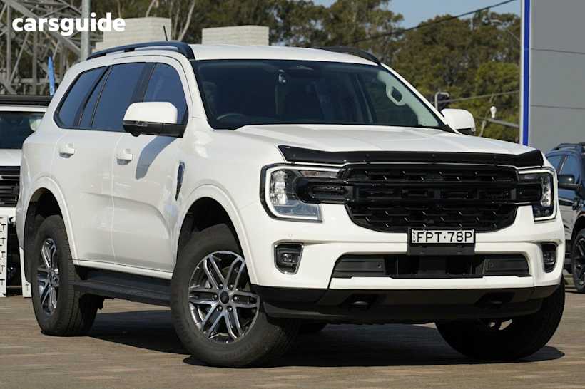 White 2025 Ford Everest SUV TREND 4X4