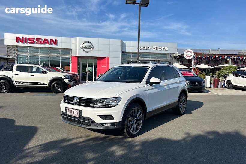 White 2018 Volkswagen Tiguan Wagon 162 Tsi Sportline