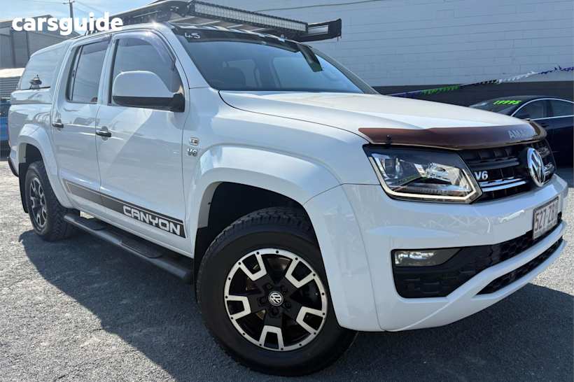 White 2019 Volkswagen Amarok Dual Cab Utility Tdi550 Canyon 4Motion (4X4)