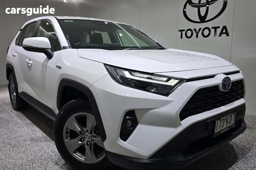White 2024 Toyota RAV4 SUV GX F