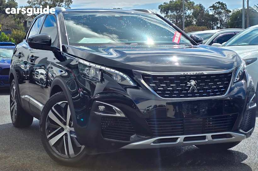 Black 2020 Peugeot 3008 Wagon Gt