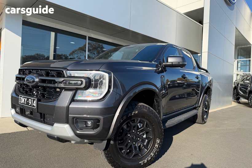 Grey 2024 Ford Ranger Ute Tray TREMOR 4X4