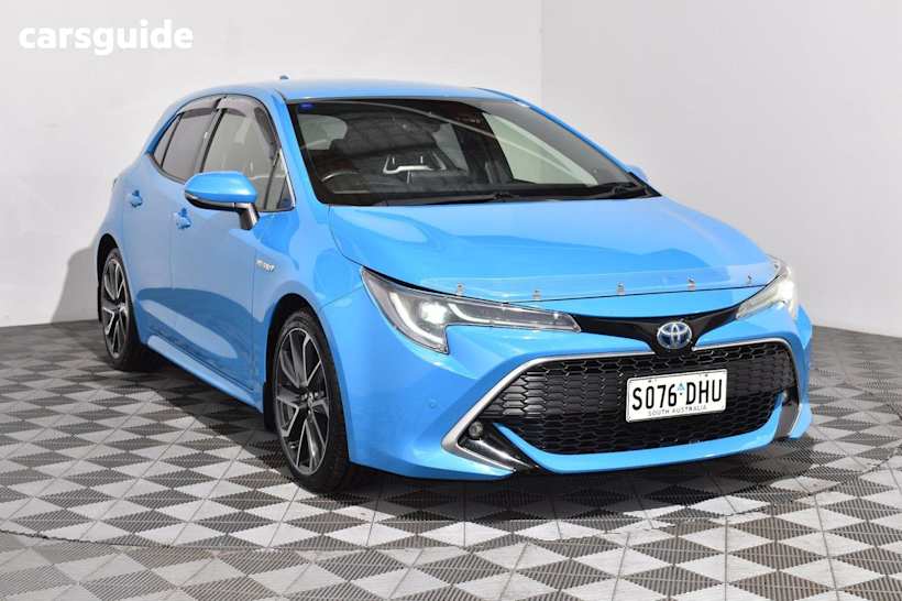 Blue 2019 Toyota Corolla Hatch ZR HYBRID F