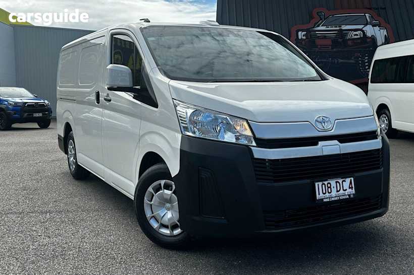 White 2021 Toyota HiAce Van Lwb