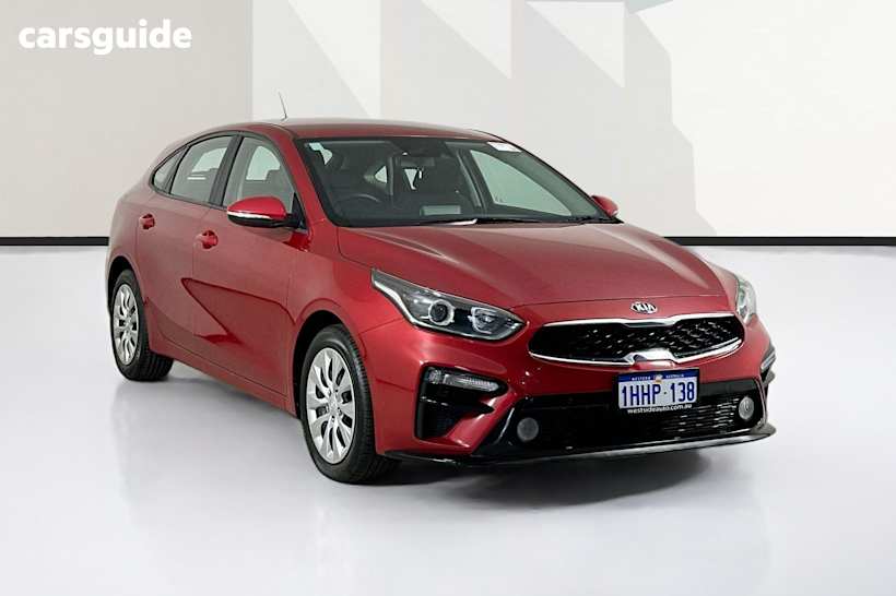 Red 2021 Kia Cerato Hatchback S