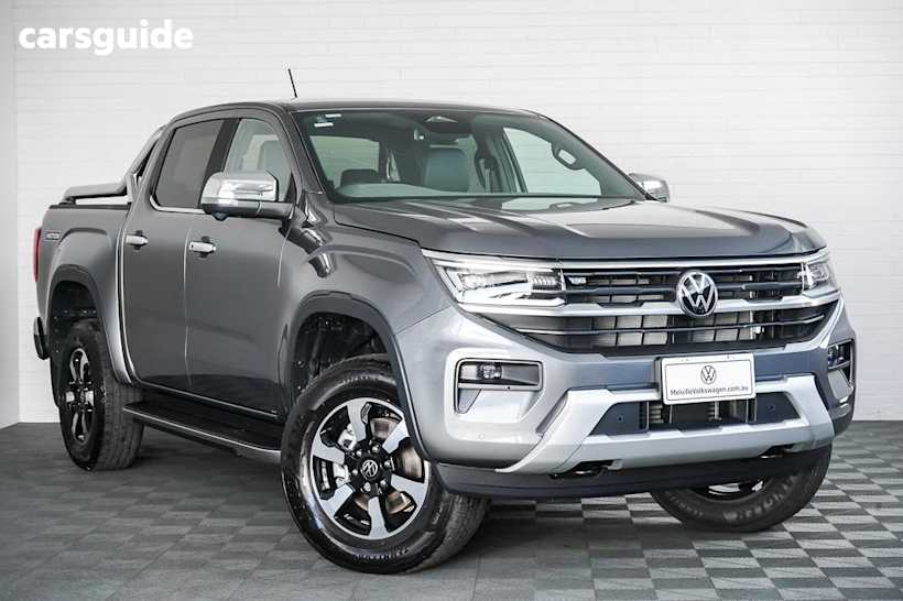 Grey 2025 Volkswagen Amarok Dual Cab Utility Style Tdi500 4Motion Tray
