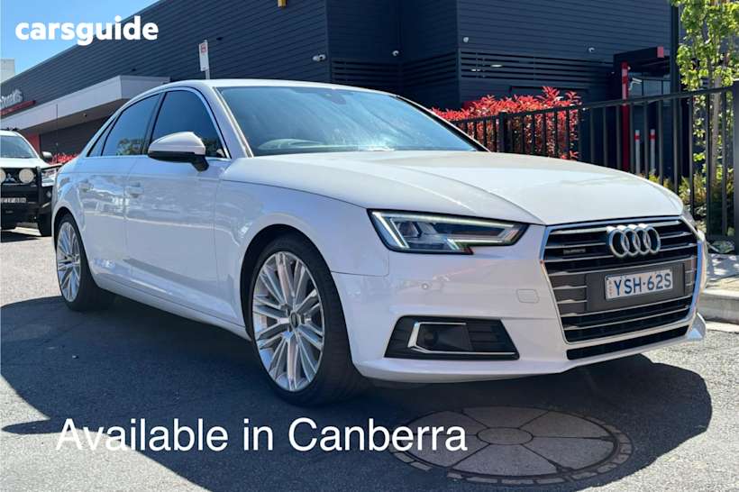 White 2016 Audi A4 Sedan SPORT 4WD