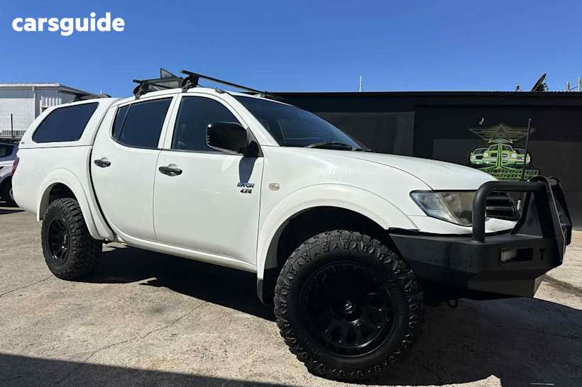 White 2012 Mitsubishi Triton Double Cab Utility Glx (4X4)