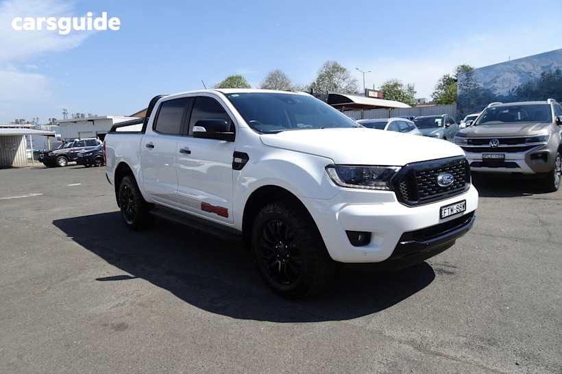 White 2020 Ford Ranger Ute Tray FX4 4X4