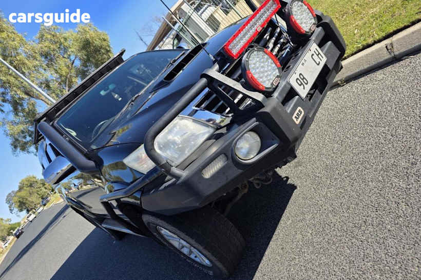Black 2013 Toyota Hilux Ute Tray SR5 4X4