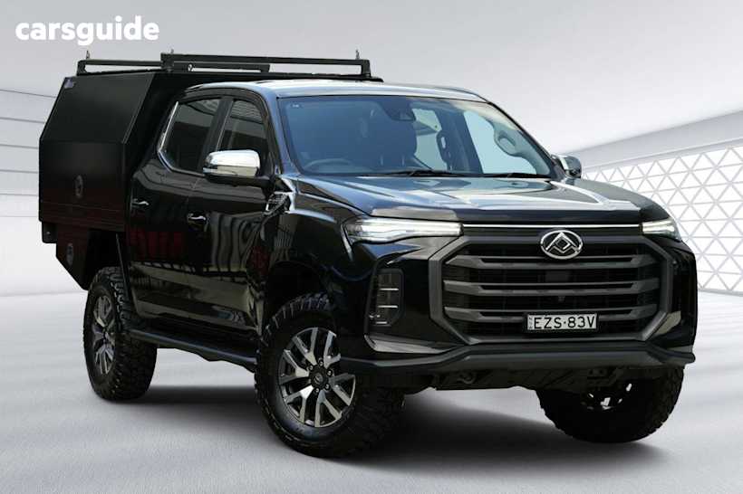 Black 2022 LDV T60 Double Cab Utility Max Luxe (4X4)