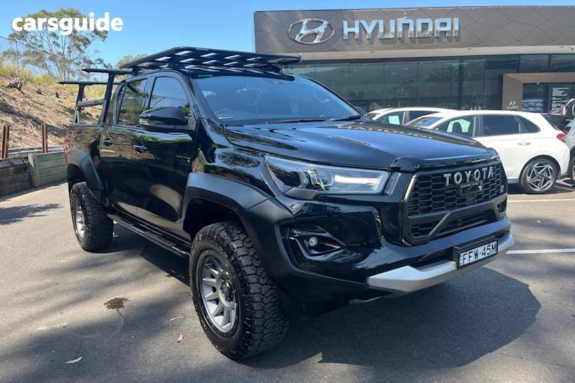 Black 2024 Toyota Hilux Ute Tray GR SPORT 4X4