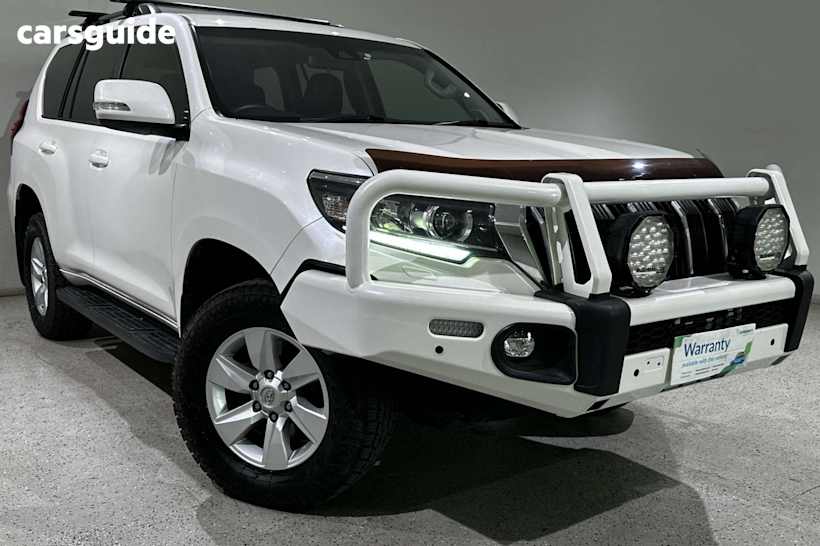 White 2019 Toyota Landcruiser Prado SUV GXL 4X4