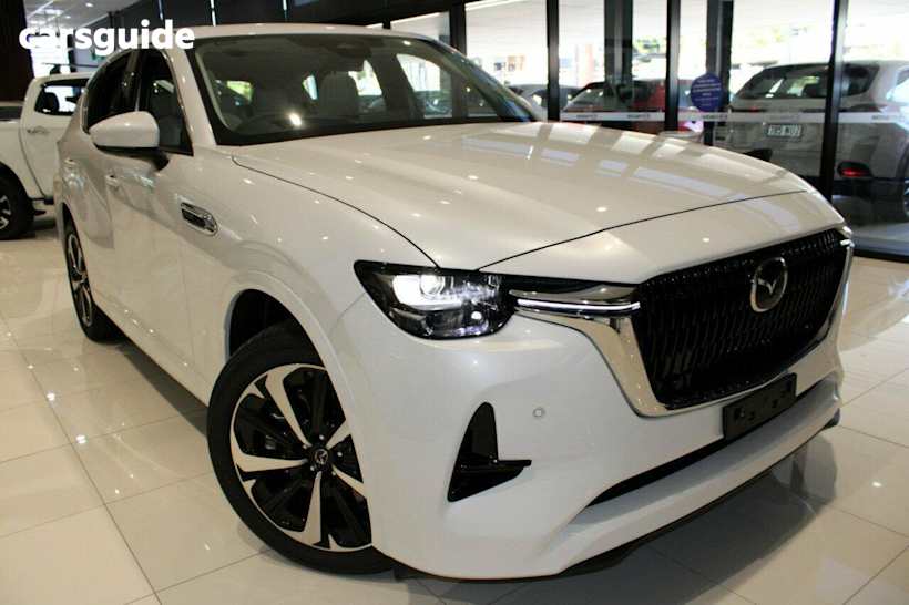 White 2025 Mazda CX-60 Wagon P50E Azami Phev